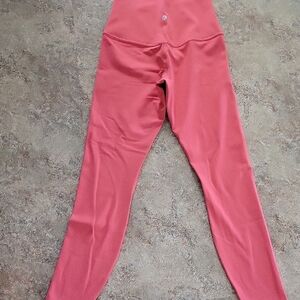 lululemon athletica Coral Pink High-Rise Leggings